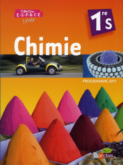 Emprunter Chimie 1re S Espace. Manuel grand format, programme 2011 livre