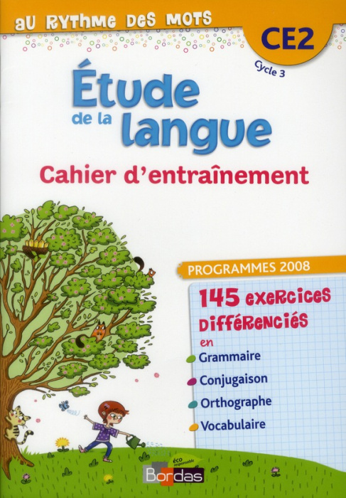 Emprunter au rythme des mots Cahier CE2. Edition 2012 livre