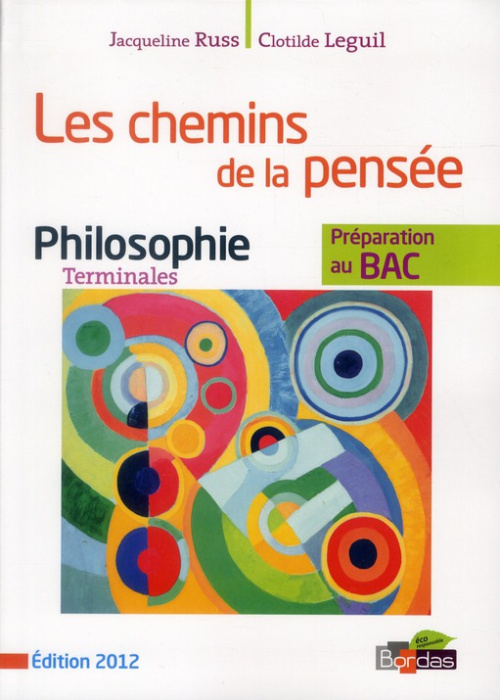 Emprunter Philosophie Tles Les chemins de la pensée. Edition 2012 livre