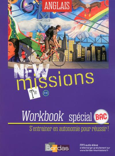 Emprunter Anglais Tle B1/B2 New missions. Workbook élève, Edition 2016 livre