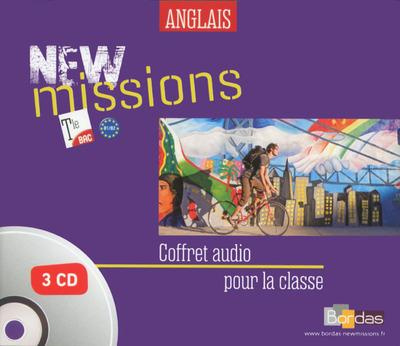 Emprunter New missions anglais terminale. Matériel audio, Edition 2016 livre