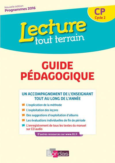 Emprunter Lecture tout terrain CP. Guide pédagogique, Edition 2017, avec 1 CD audio livre
