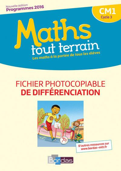 Emprunter Maths tout terrain CM1. Fichier photocopiable de différenciation, Edition 2017 livre