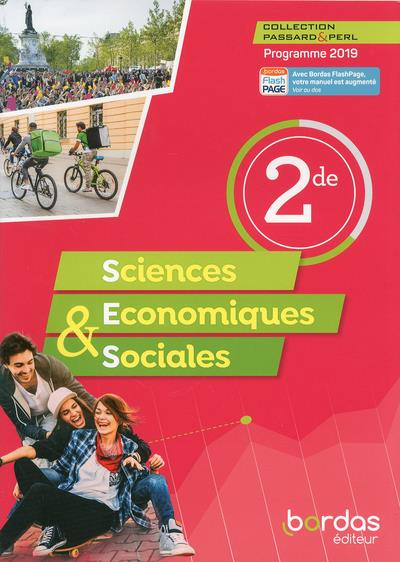Emprunter Sciences économiques et sociales 2de. Manuel de l'élève, Edition 2019 livre