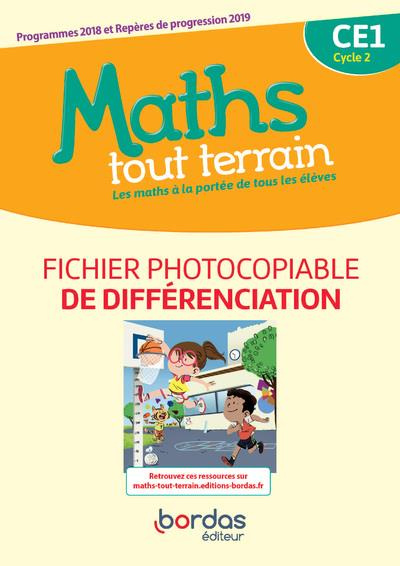 Emprunter Maths tout terrain CE1 cycle 2. Fichier photocopiable de différenciation, Edition 2020 livre