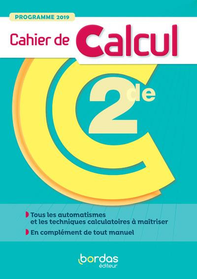 Emprunter Mathématiques 2de Cahier de calcul. Edition 2020 livre
