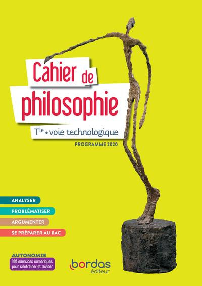 Emprunter Cahier de philosophie Tle voie technologique. Cahier de l'élève, Edition 2021 livre