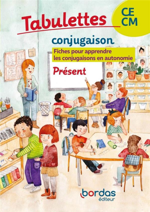 Emprunter Tabulettes conjugaison Présent CE-CM. 10 carnets 1 guide pédagogique, Edition 2021 livre