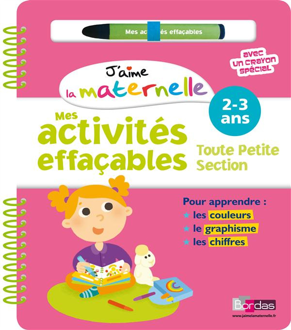 Emprunter Mes activités effaçables, toute petite section. 2-3 ans livre