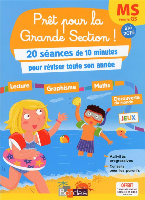 Emprunter Prêt pour la Grande Section. 20 séances de 10 minutes pour réviser toute son année livre