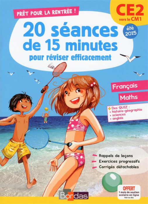 Emprunter 20 séances de 15 minutes pour réviser efficacement, CE2 vers le CM1 livre