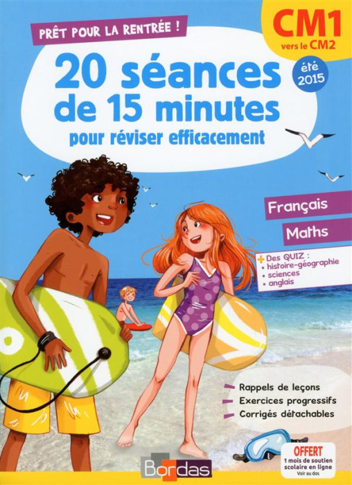 Emprunter 20 séances de 15 minutes pour réviser efficacement, CM1 vers le CM2 livre