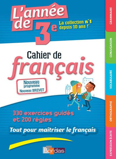 Emprunter L'année de 3e. Cahier de français livre