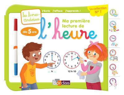 Emprunter Ma première lecture de l'heure, dès 5 ans. Avec 1 feutre effaçable 2 couleurs livre