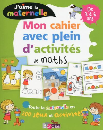 Emprunter Mon cahier avec plein d'activités de maths de 3 à 6 ans livre