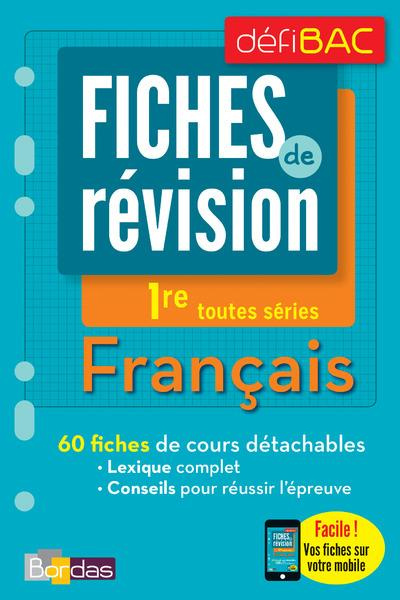 Emprunter Francais 1re toutes séries. Fiches de révision livre