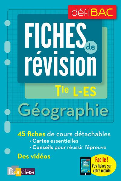 Emprunter Géographie Tle L-ES. Fiches de révision livre