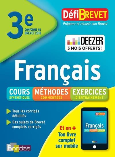 Emprunter Français 3e. Edition 2018 livre