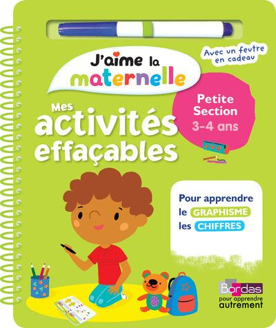 Emprunter Mes activités effaçables Petite Section. Avec un feutre, Edition 2018 livre