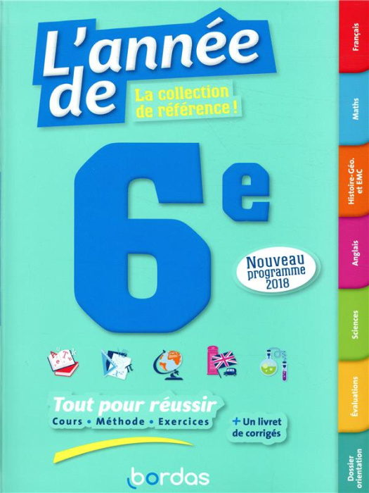 Emprunter L'année de 6e. Edition 2019 livre