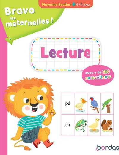Emprunter Lecture moyenne section. Avec de 100 autocollants livre