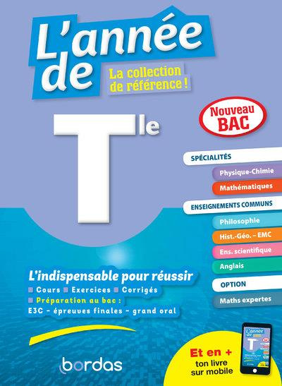 Emprunter L'année de Tle spécialités physique-chimie / maths enseignements communs. Edition 2020 livre