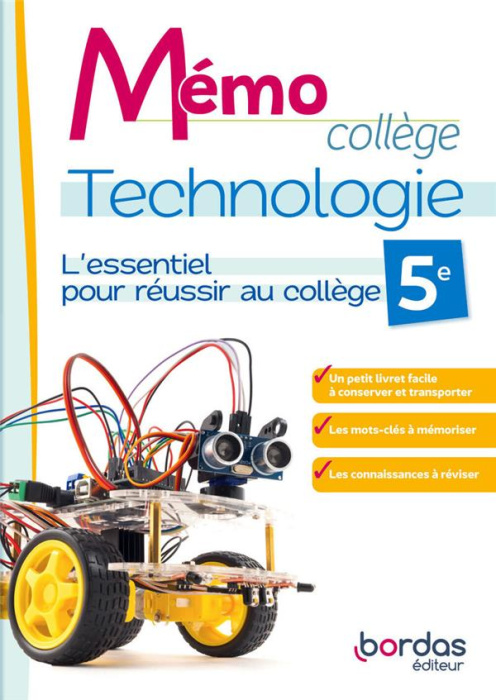 Emprunter Mémo collège Technologie 5e. L'essentiel pour réussir au collège, Edition 2024 livre