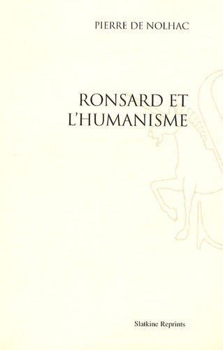 Emprunter RONSARD ET L'HUMANISME livre