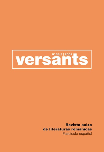 Emprunter REVUE VERSANTS N 56/3. FASCICULO ESPANOL. LITERATURA Y GUERRA. livre