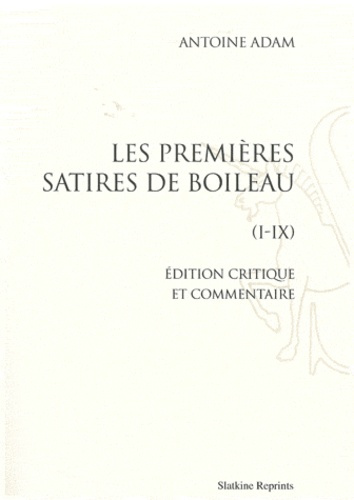 Emprunter LES PREMIERES SATIRES DE BOILEAU. REIMPRESSION DE L'EDITION DE LILLE, 1941. livre
