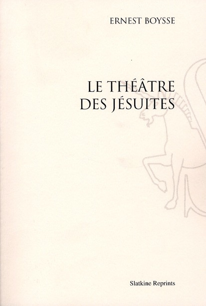 Emprunter LE THEATRE DES JESUITES (1880) livre