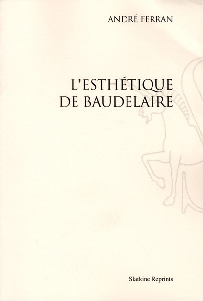 Emprunter L'ESTHETIQUE DE BAUDELAIRE. (1933) livre