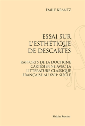 Emprunter ESSAI SUR L'ESTHETIQUE DE DESCARTES. (1898) livre