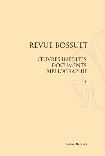 Emprunter REVUE BOSSUET. (1910-1911) 5 VOL livre