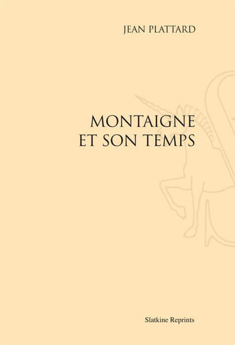 Emprunter MONTAIGNE ET SON TEMPS. (1933) livre