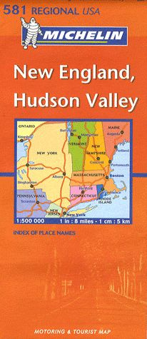 Emprunter New England, Hudson Valley / 1/500 000 livre