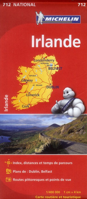 Emprunter IRLANDE IERLAND 11712 CARTE ' NATIONAL ' MICHELIN livre