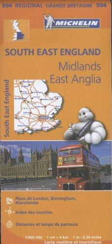 Emprunter ENGLAND SE , MIDDLE , EAST ANGLIA 11504 CARTE ' RE livre