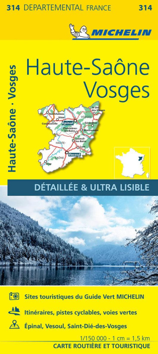 Emprunter HAUTE - SAONE / VOSGES 11314 CARTE ' LOCAL ' ( FRA livre