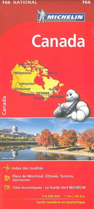 Emprunter CANADA 11766 CARTE 'NATIONALE' MICHELIN KAART livre