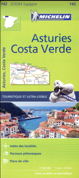 Emprunter ASTURIAS COSTA VERDE 11142 CARTE ZOOM MICHELIN KAA livre