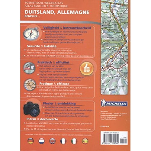 Emprunter Allemagne 2017 - ATlas routier et touristique / Benelux, Autriche, Suisse, République Tchèque livre