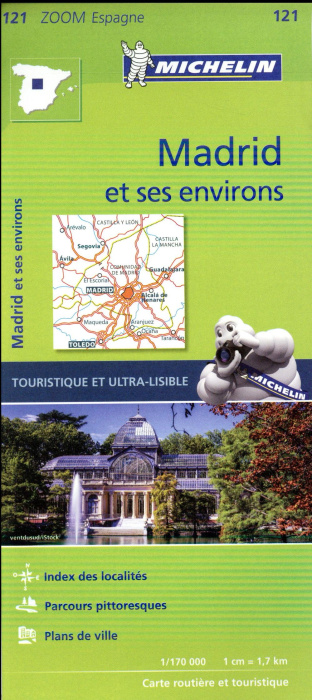 Emprunter 121 Madrid et ses environs 1:170000 livre