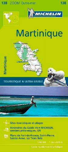 Emprunter MARTINIQUE 11138 CARTE ZOOM MICHELIN KAART livre