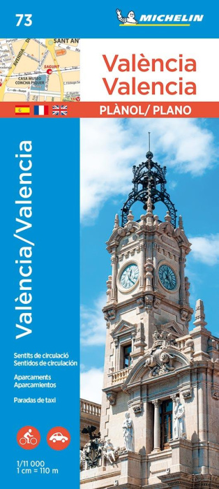 Emprunter VALENCIA 19073 PLAN MICHELIN PLATTEGROND livre