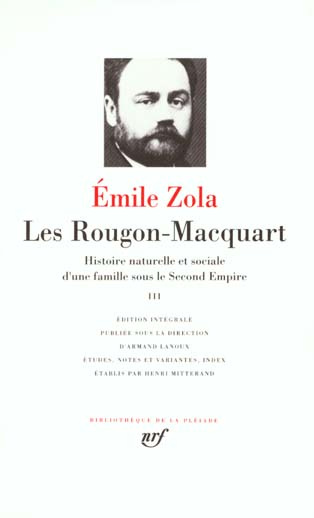 Emprunter Les Rougon-Macquart Tome 3 : Histoire naturelle et sociale d'une famille sous le Second Empire. Pot- livre