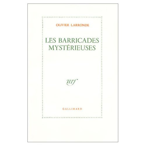 Emprunter Barricades mystérieuses livre