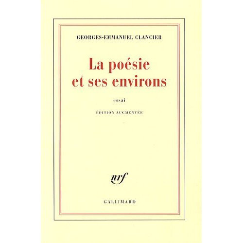 Emprunter La poésie et ses environs. Edition revue et augmentée livre