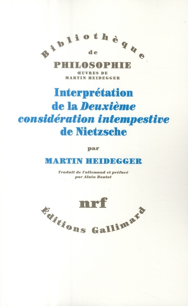 Emprunter Interprétation de la Deuxième considération intempestive de Nietzsche livre