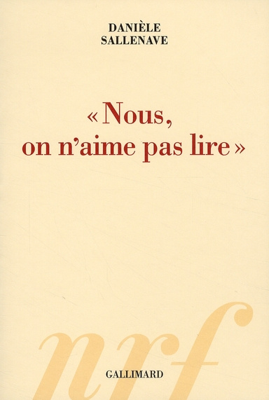 Emprunter Nous, on n'aime pas lire livre